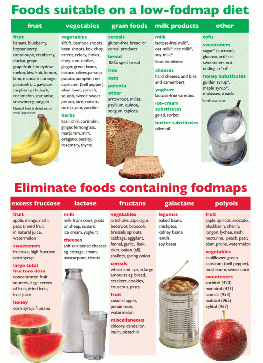 fodmaps food list